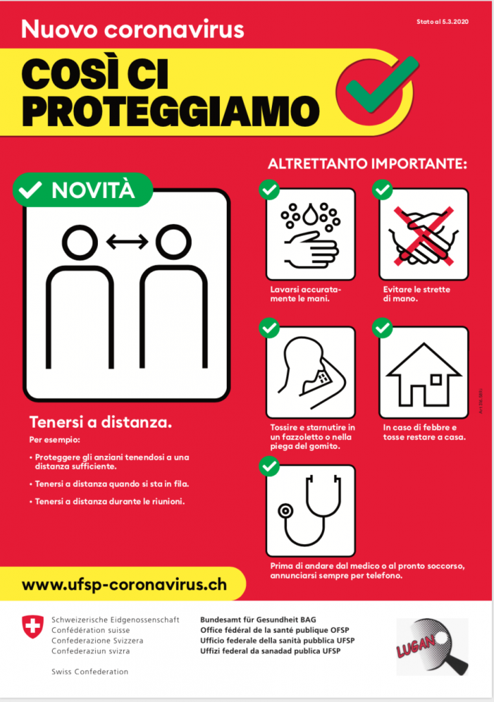 STTL E Emergenza Coronavirus Interruzione Degli Allenamenti STT Lugano